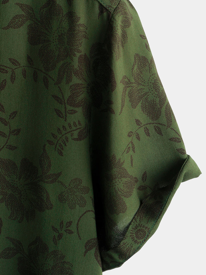 Leoric - Leichtes, kurzärmeliges Blumenshirt