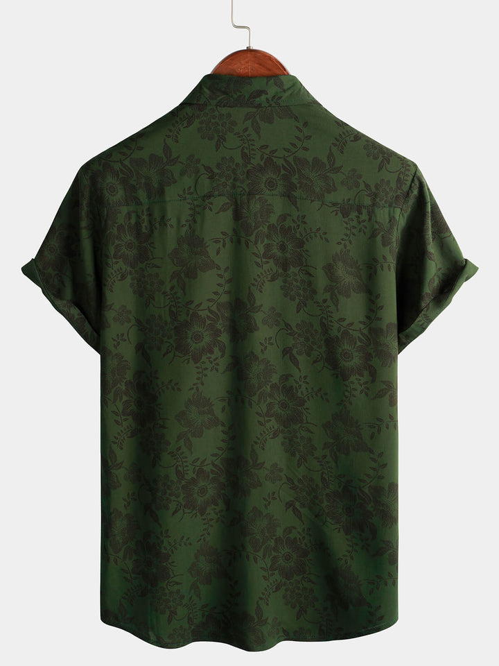 Leoric - Leichtes, kurzärmeliges Blumenshirt