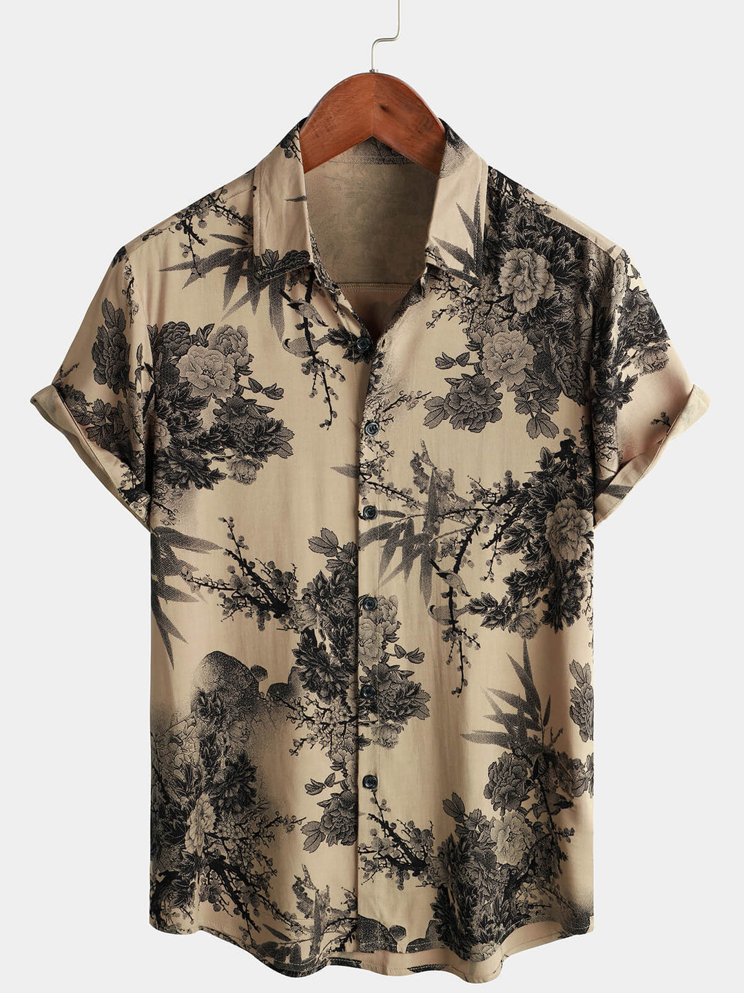 Leoric - Leichtes, kurzärmeliges Blumenshirt