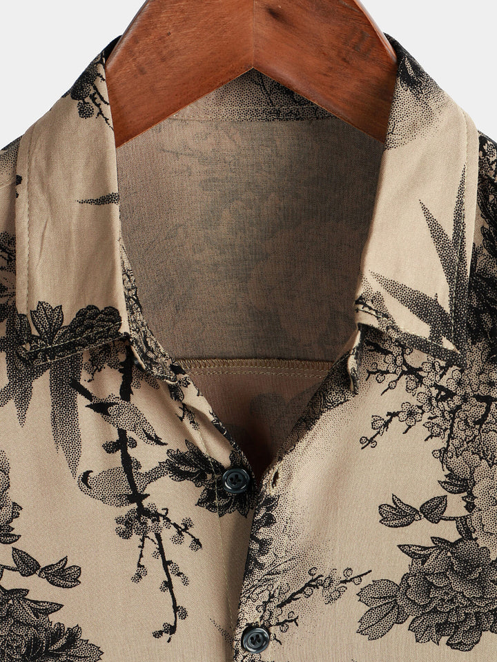 Leoric - Leichtes, kurzärmeliges Blumenshirt