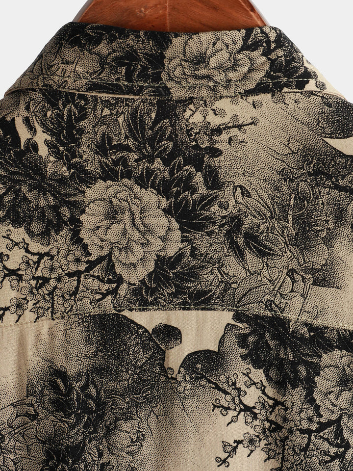 Leoric - Leichtes, kurzärmeliges Blumenshirt