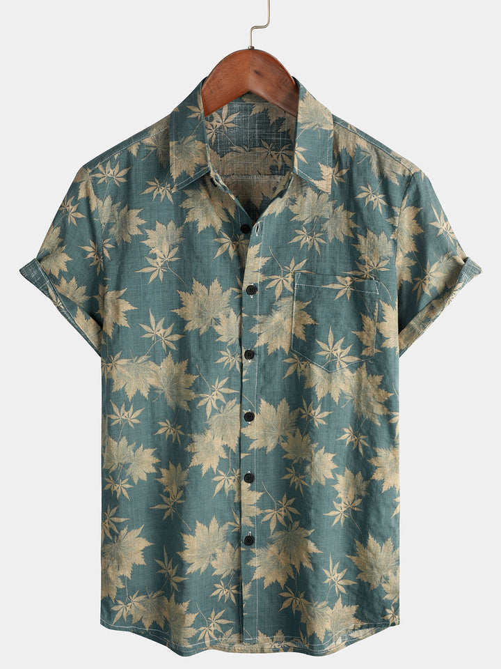 Leoric - Leichtes, kurzärmeliges Blumenshirt