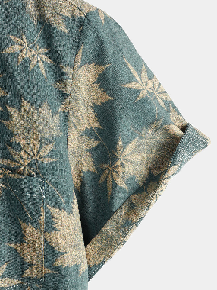 Leoric - Leichtes, kurzärmeliges Blumenshirt