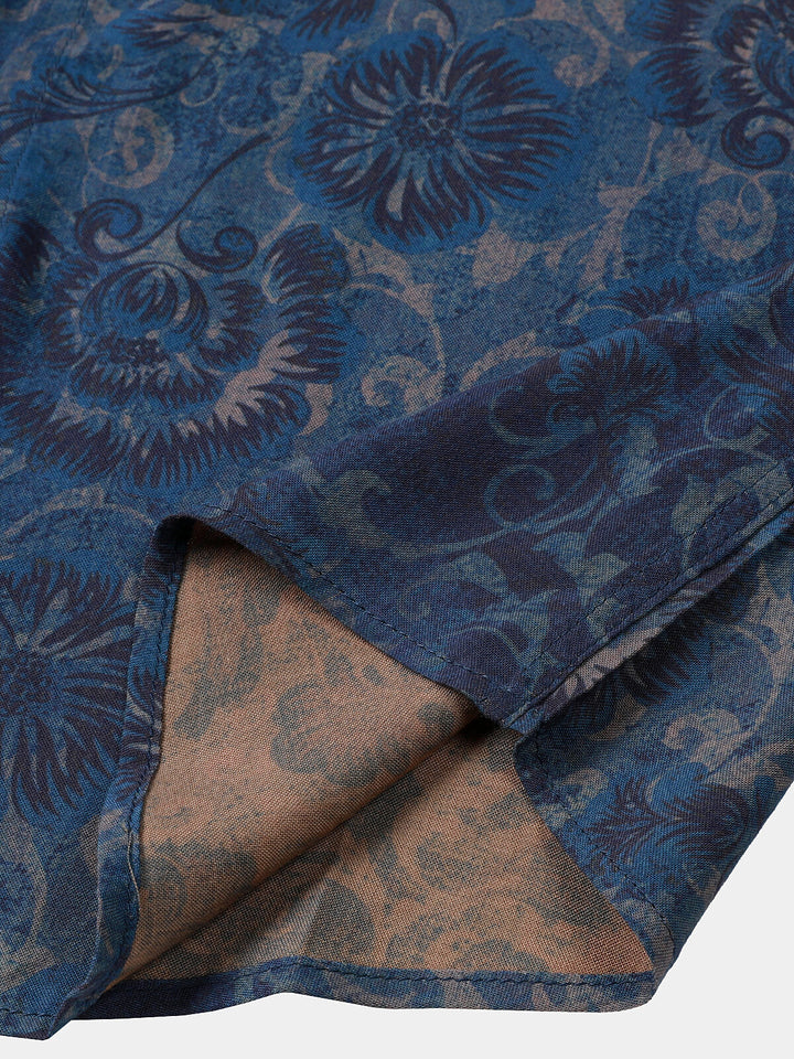 Leoric - Leichtes, kurzärmeliges Blumenshirt