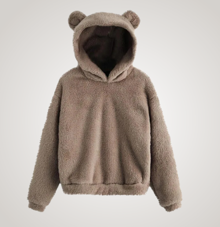 Tialyn - Plüsch-Hoodie mit Bärenohren