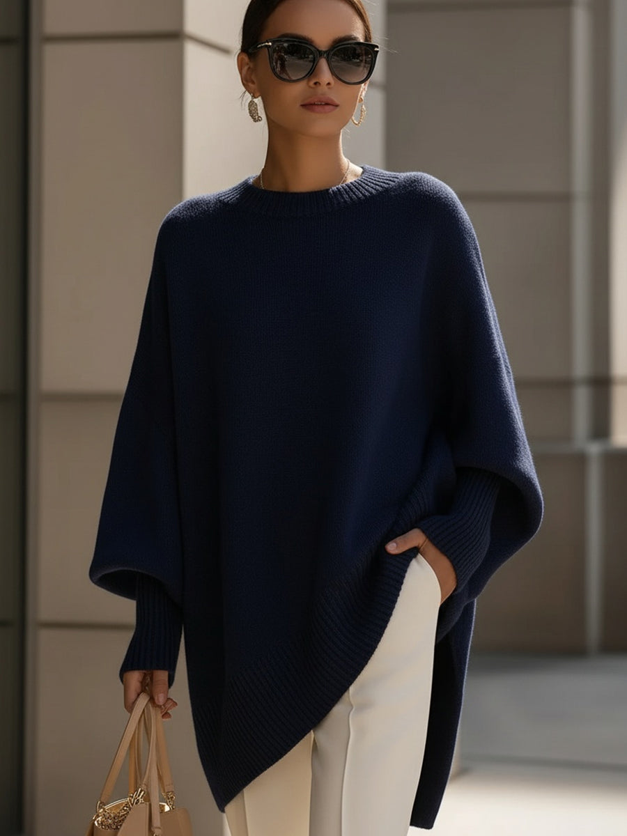 Izzie - Drapierter Poncho