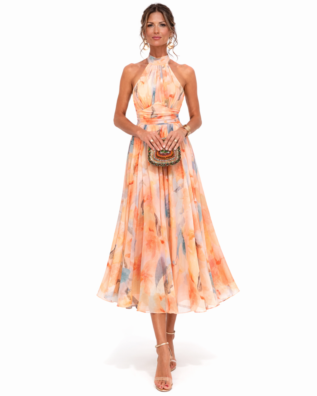 Ulani - Leichtes Maxikleid mit Neckholder