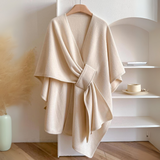Teysia - drapierter Schal mit Soft-Touch-Finish