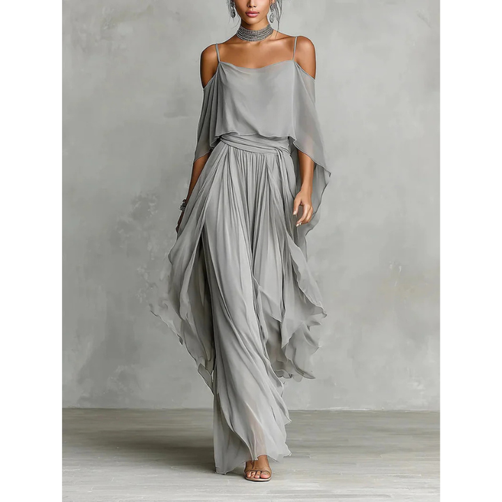 Iridessa - Luftiges Off-Shoulder-Zweiteiler-Set