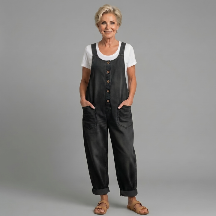 Rowella - Weit geschnittene, weiche Latzhose
