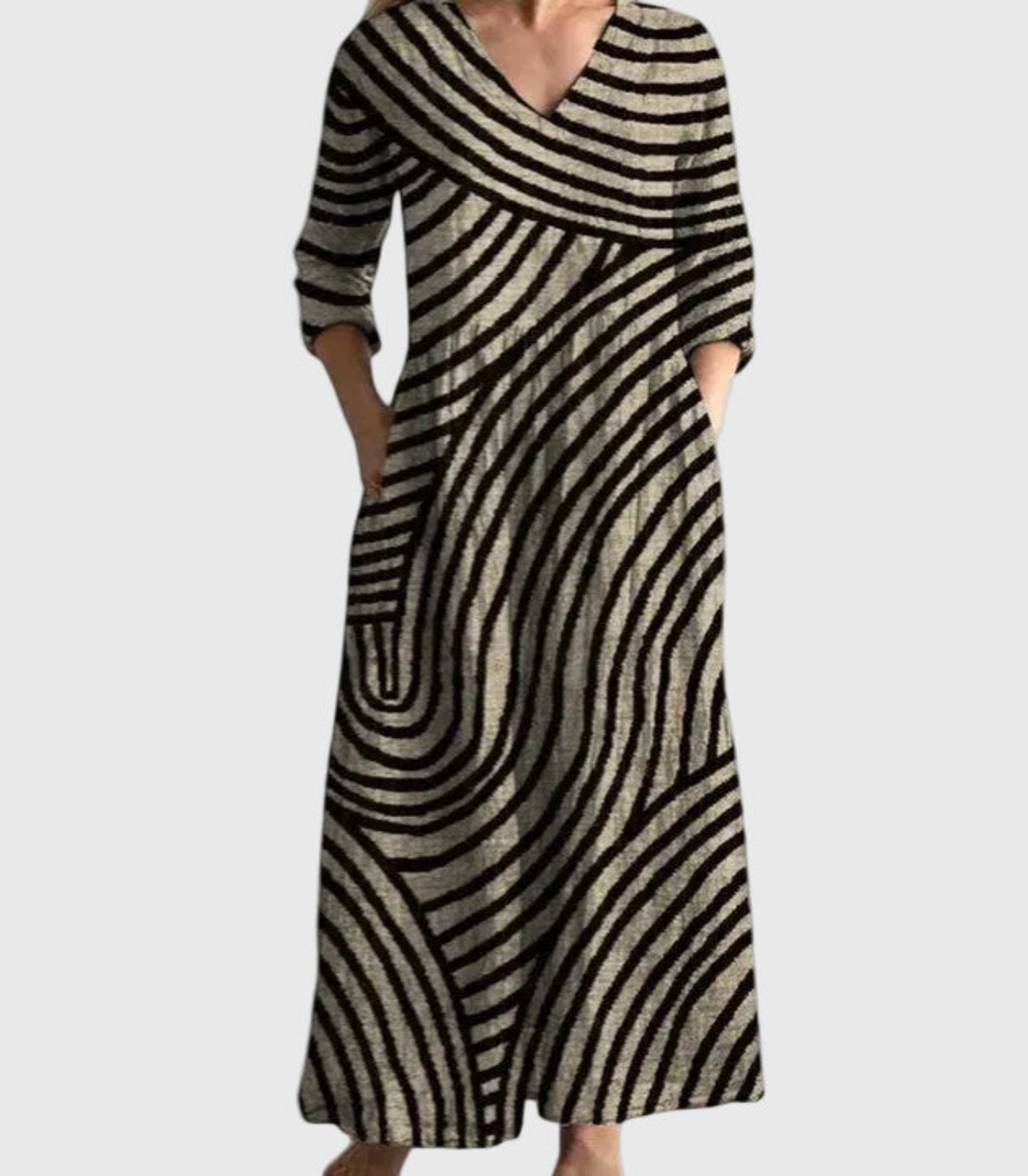 Zaleen - Soft-Touch-Midikleid
