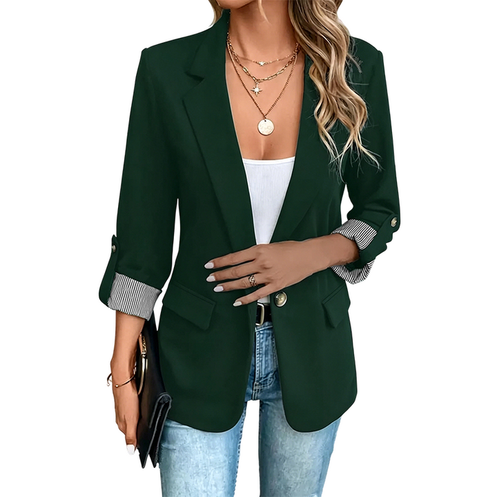 Neravelle - Taillierter Blazer mit aufkrempelbaren Ärmeln