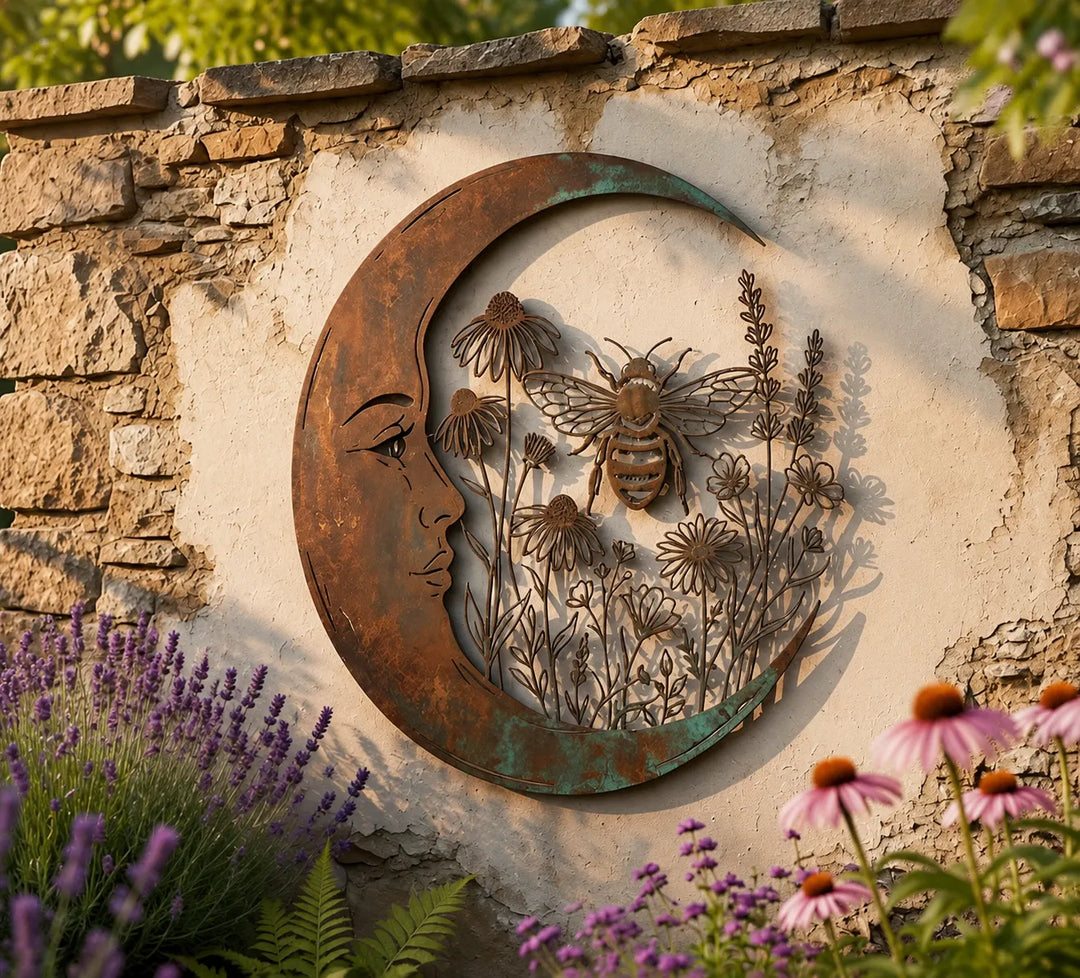 Alisette - himmlische Wandskulptur für den Garten