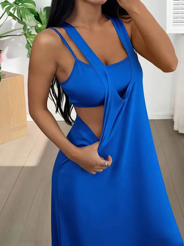 Evania - Lagenlook-Maxikleid-Set