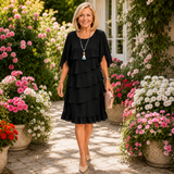Aislinne - Soft-Touch-Stufenkleid