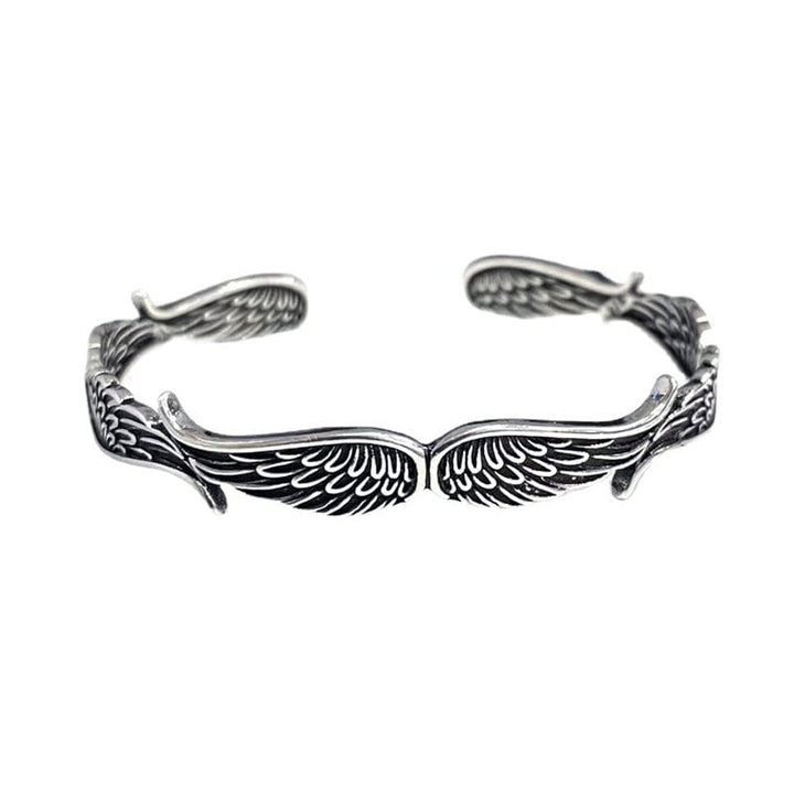 Raveya - Poliertes Engelsflügel-Armband