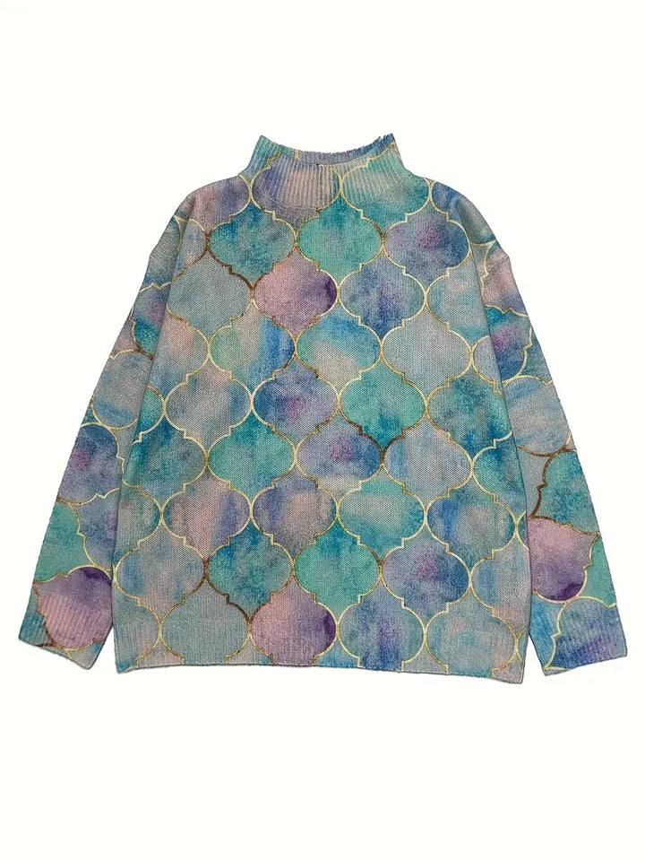 Esmée - Soft-Touch Stehkragen-Pullover
