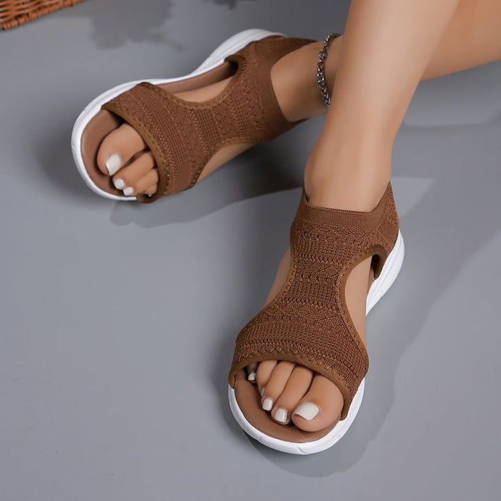 Rory - Gepolsterte Sandalen mit offener Zehenpartie