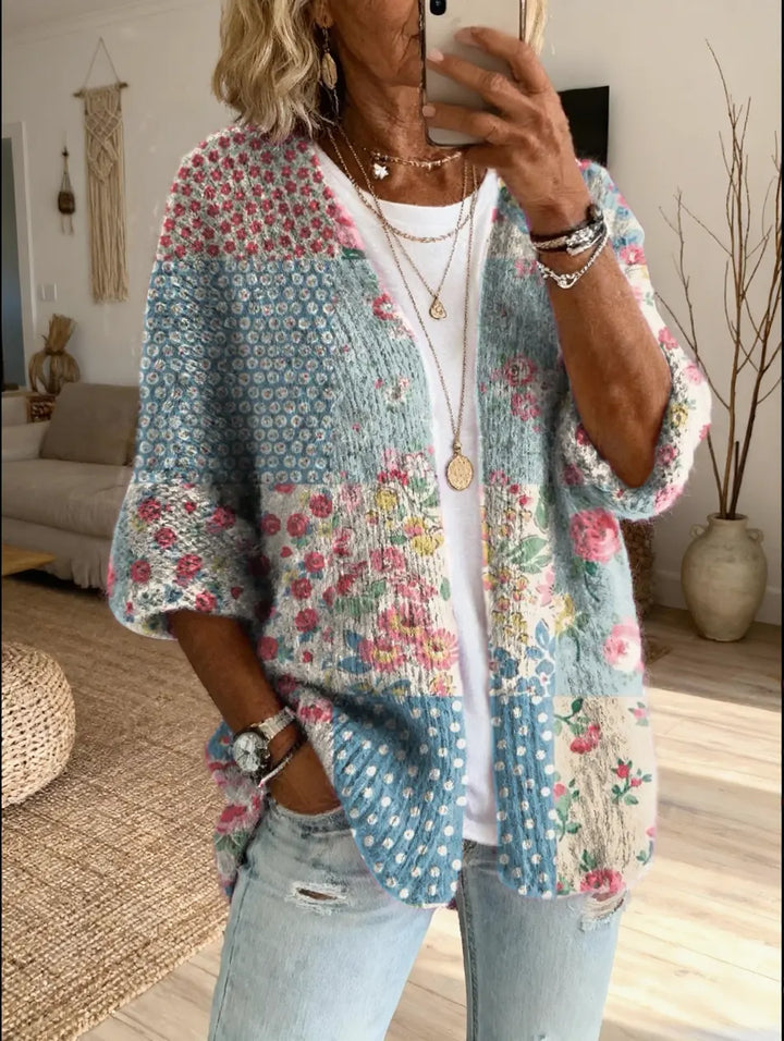 Xamira - Bedruckter offener Cardigan
