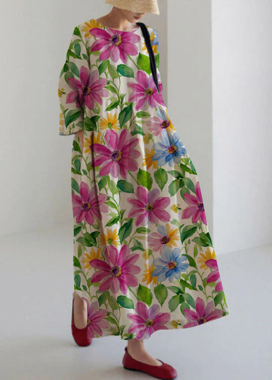 Olive - Luftiges Patchworkkleid