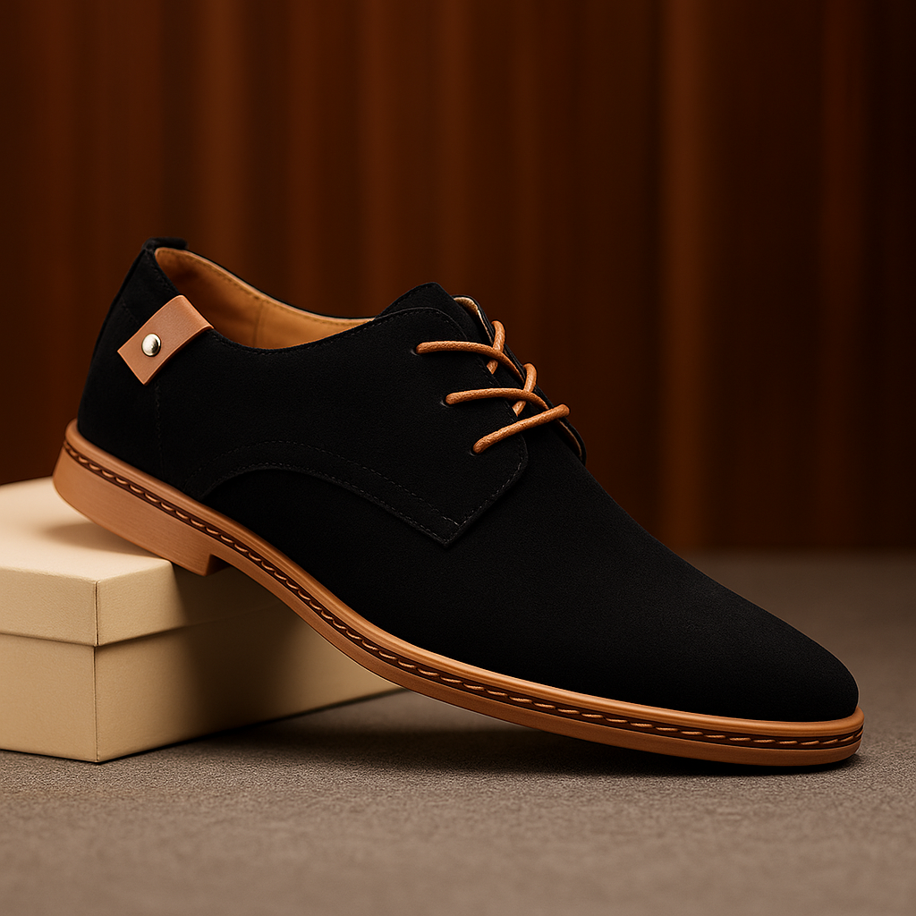 Blaine - Strukturierte Schnürschuhe