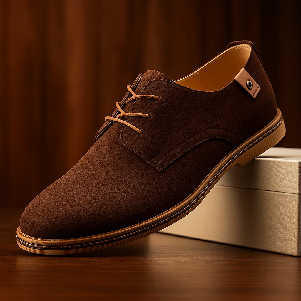 Blaine - Strukturierte Schnürschuhe