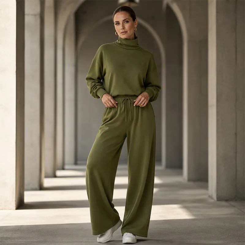 Orianna - weiches zweiteiliges Rollkragen-Set