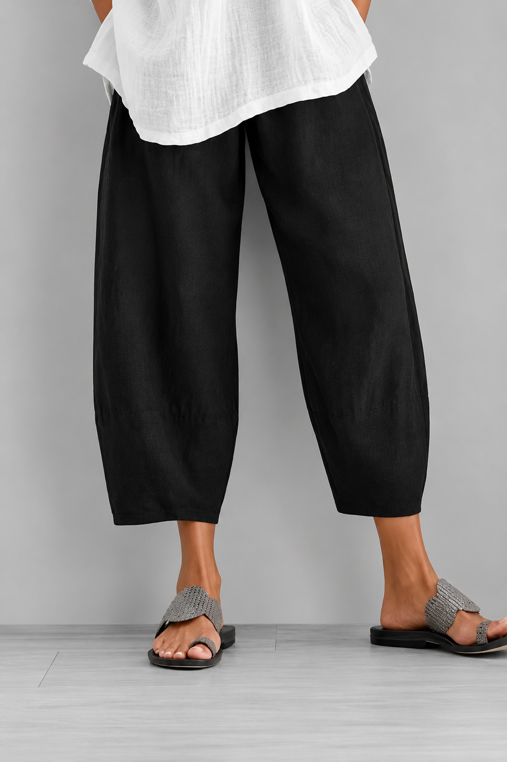 Eulorine - weite Hose mit weicher Haptik