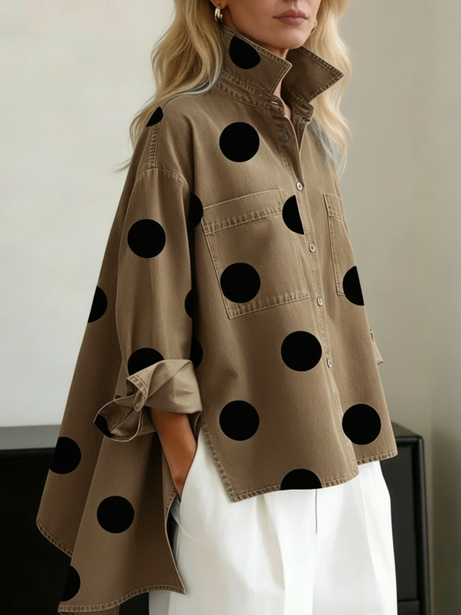Kelsey - Bluse mit weichem Griff und Stickerei