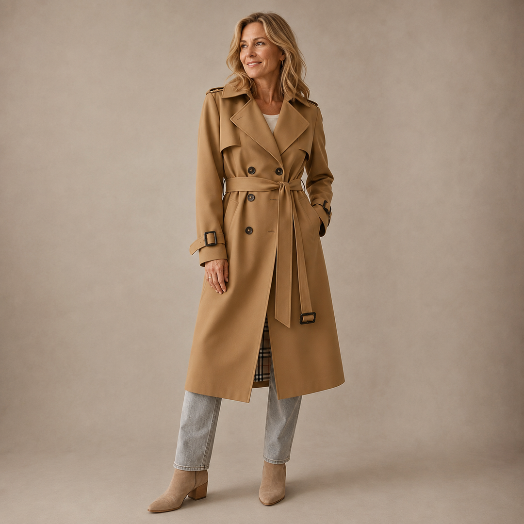 Lila - maßgeschneiderter Trenchcoat