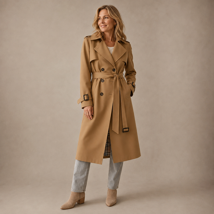 Lila - maßgeschneiderter Trenchcoat