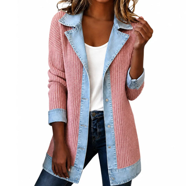 Zyrelle - Legerer Strickcardigan mit Knopfleiste