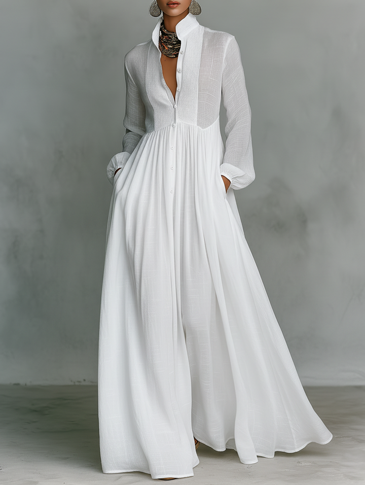 Hina - fließendes Maxikleid