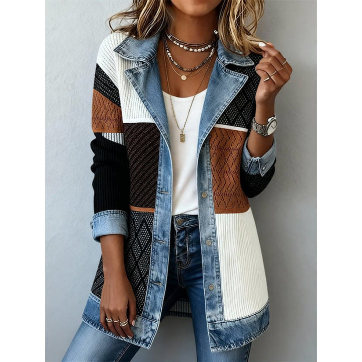 Queensley - Premium-Jacke mit Kontrastbesatz