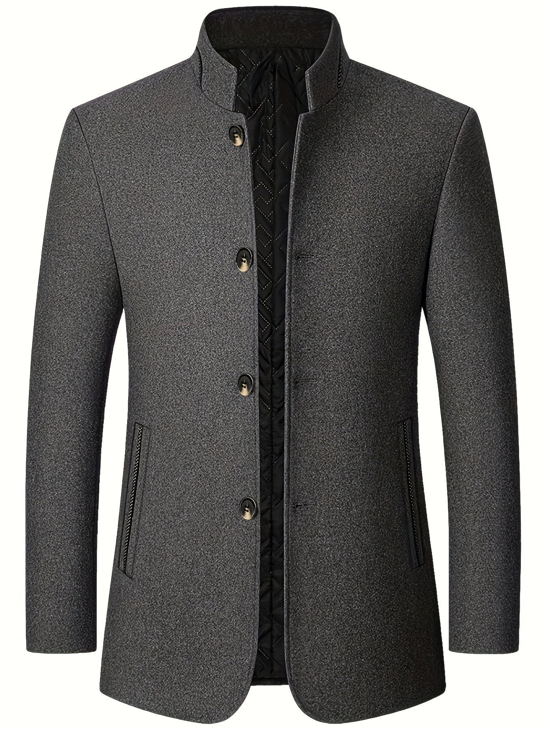 Gael - Taillierte Jacke mit hohem Kragen