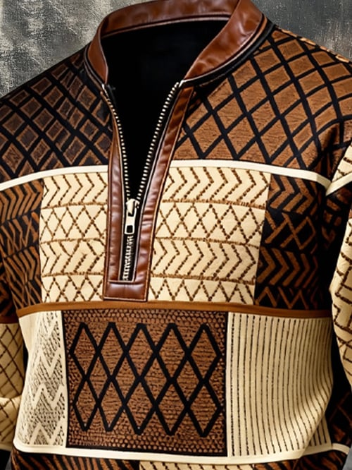 Orvis - Strukturiertes Half-Zip-Sweatshirt