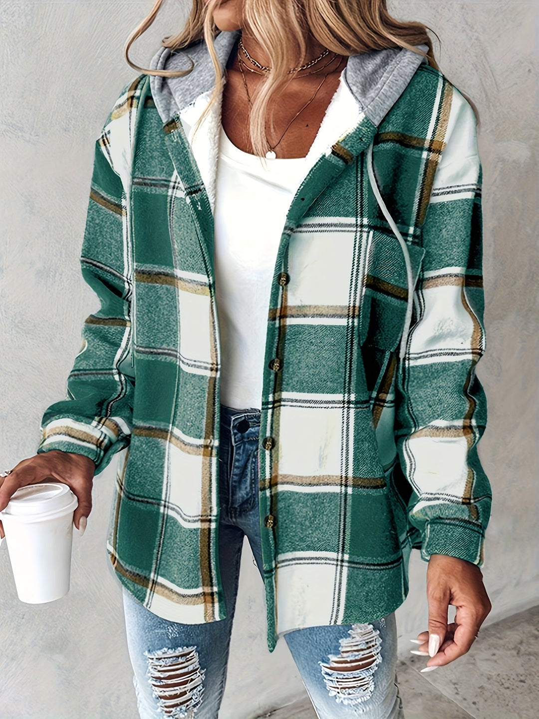 Genevessa - Softtouch-Kapuzenjacke