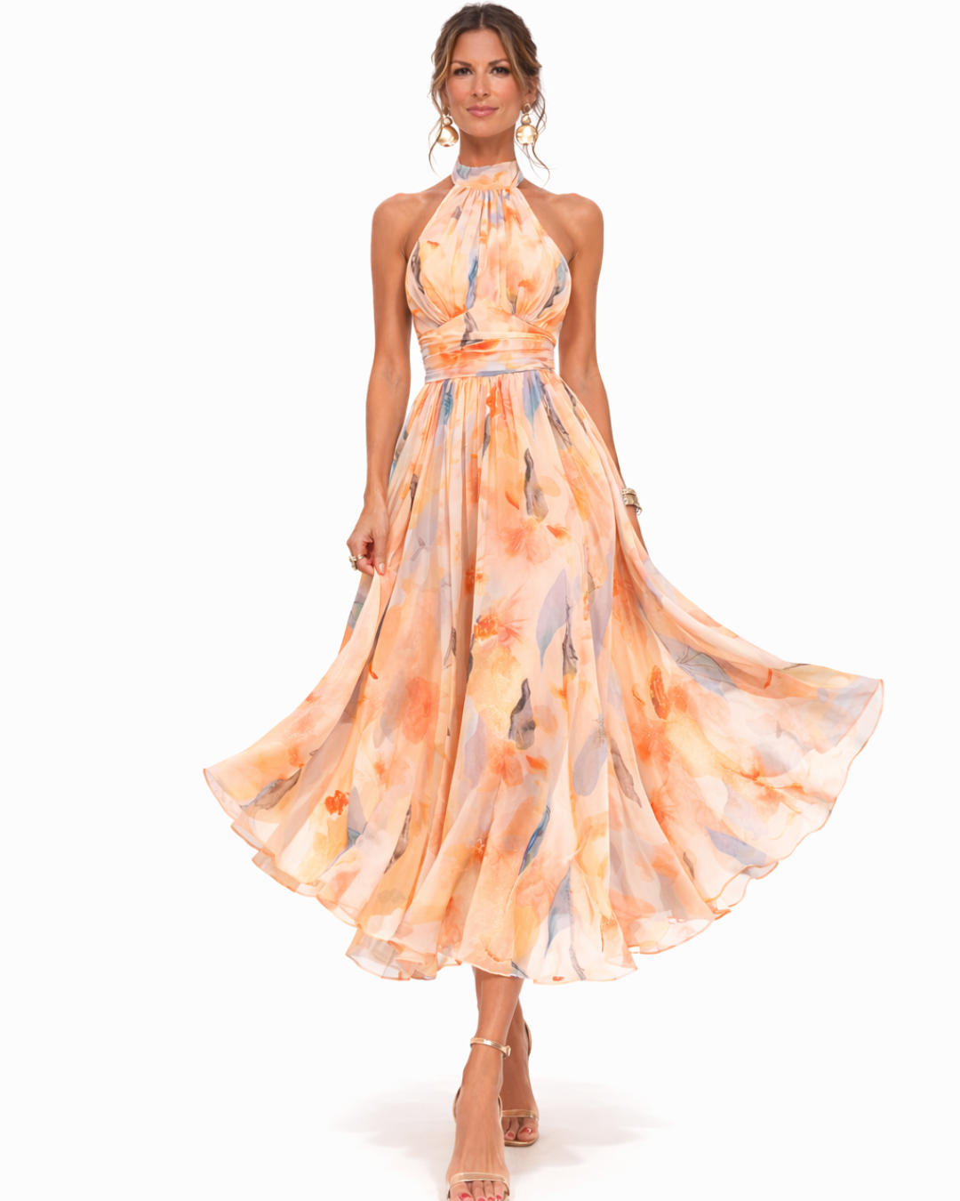Ulani - Leichtes Maxikleid mit Neckholder