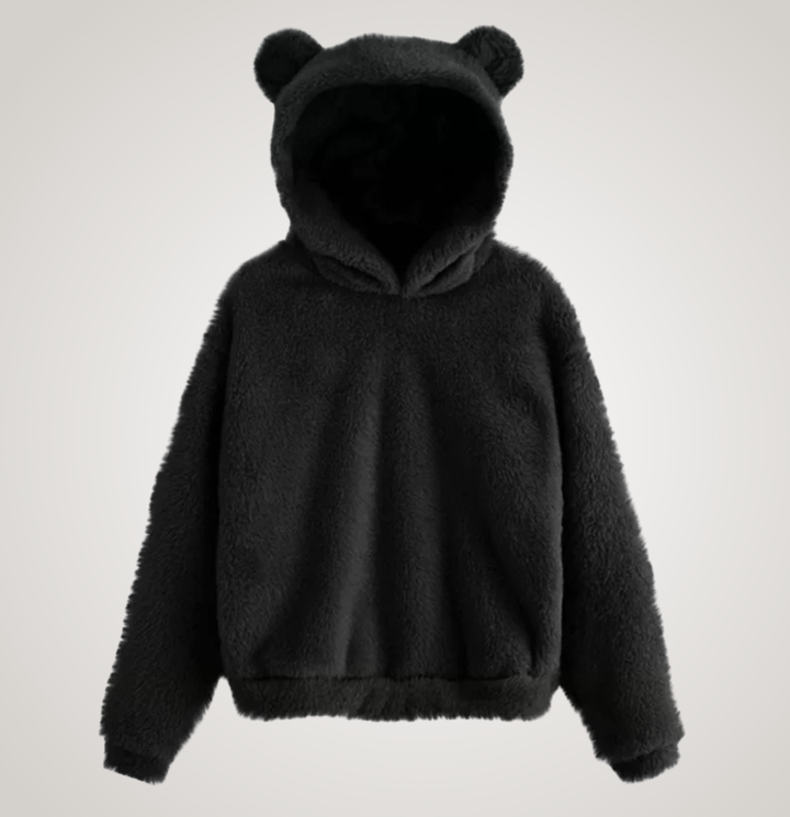 Tialyn - Plüsch-Hoodie mit Bärenohren