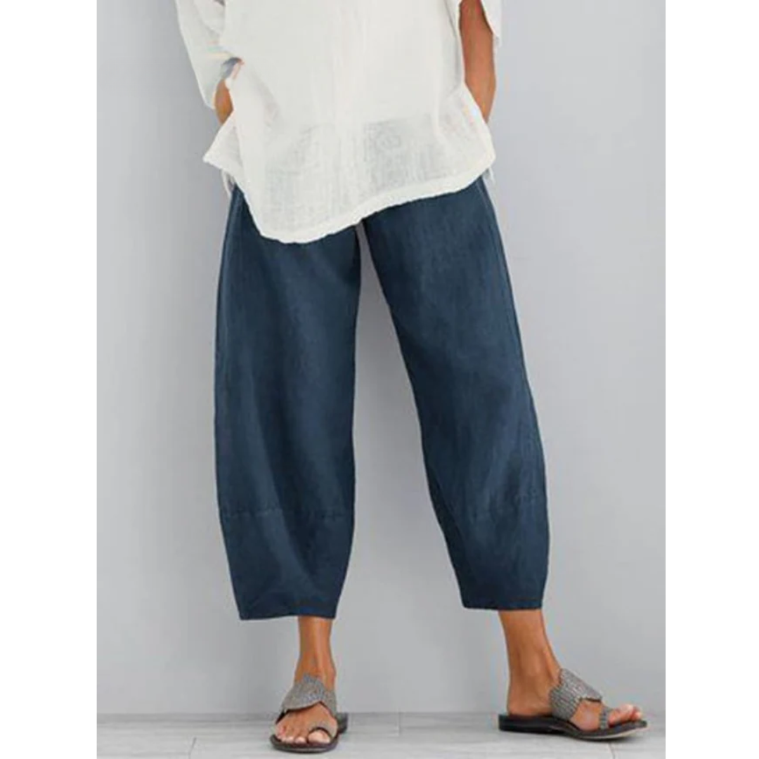 Perle - Luftige Leinenhose