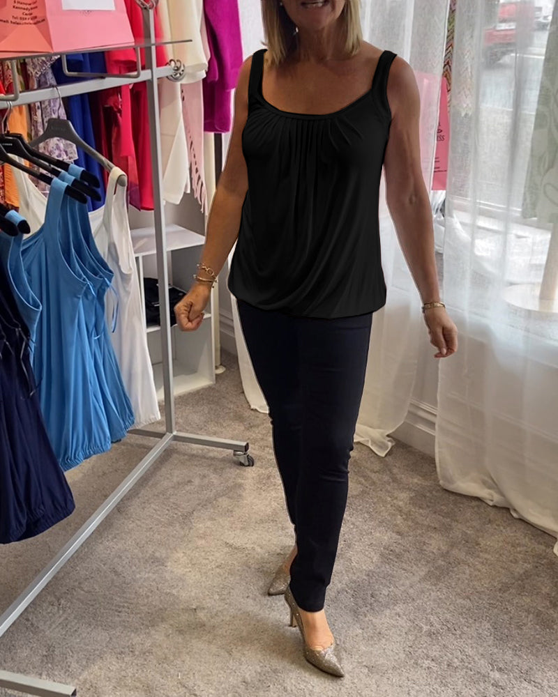 Corina - Softtouch-Tanktop mit U-Ausschnitt