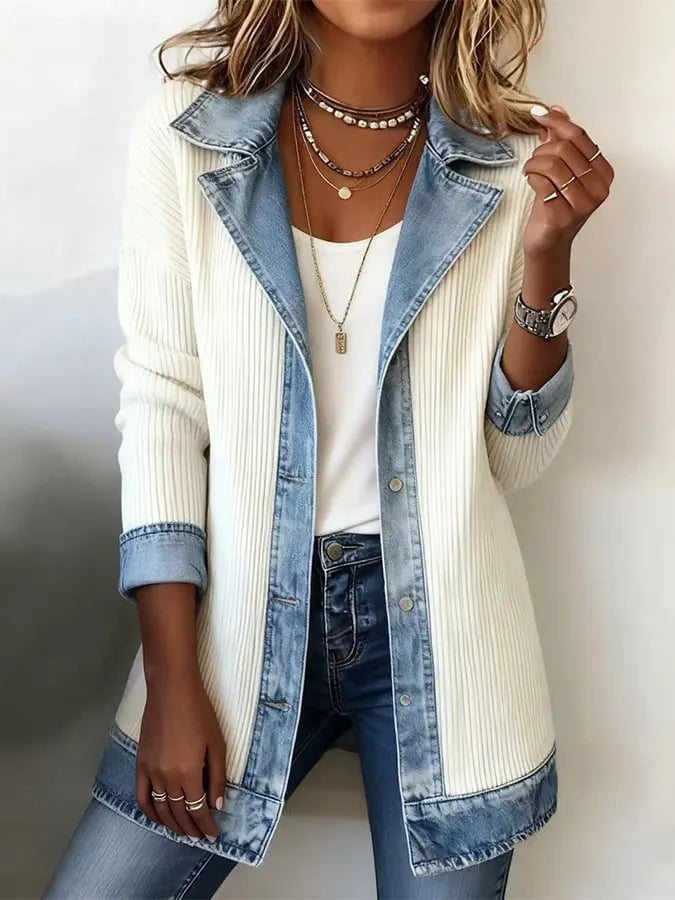 Zyrelle - Legerer Strickcardigan mit Knopfleiste