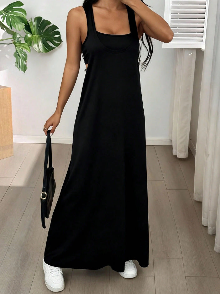Evania - Lagenlook-Maxikleid-Set