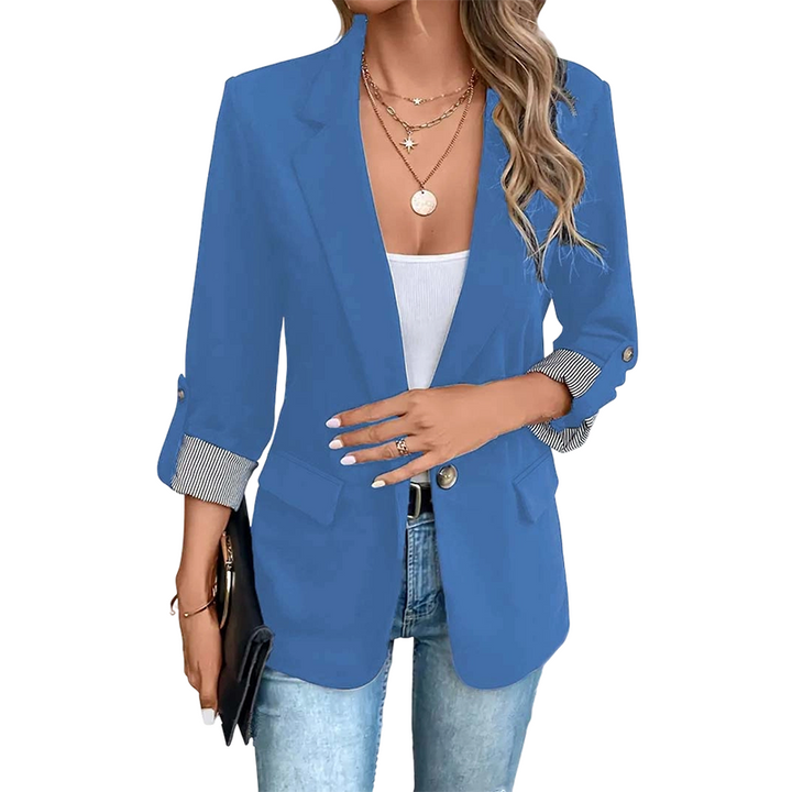 Neravelle - Taillierter Blazer mit aufkrempelbaren Ärmeln