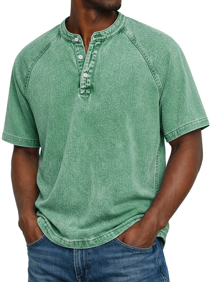 Flynn - Weiches T-Shirt mit Vintage-Waschung