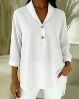 Claire - Bluse mit weicher Haptik und V-Ausschnitt