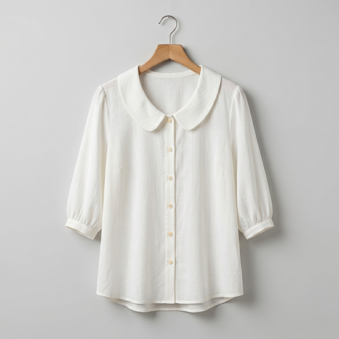 Phaelyn - Leichte Bluse mit Rundhalsausschnitt