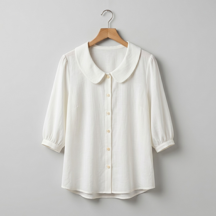 Phaelyn - Leichte Bluse mit Rundhalsausschnitt