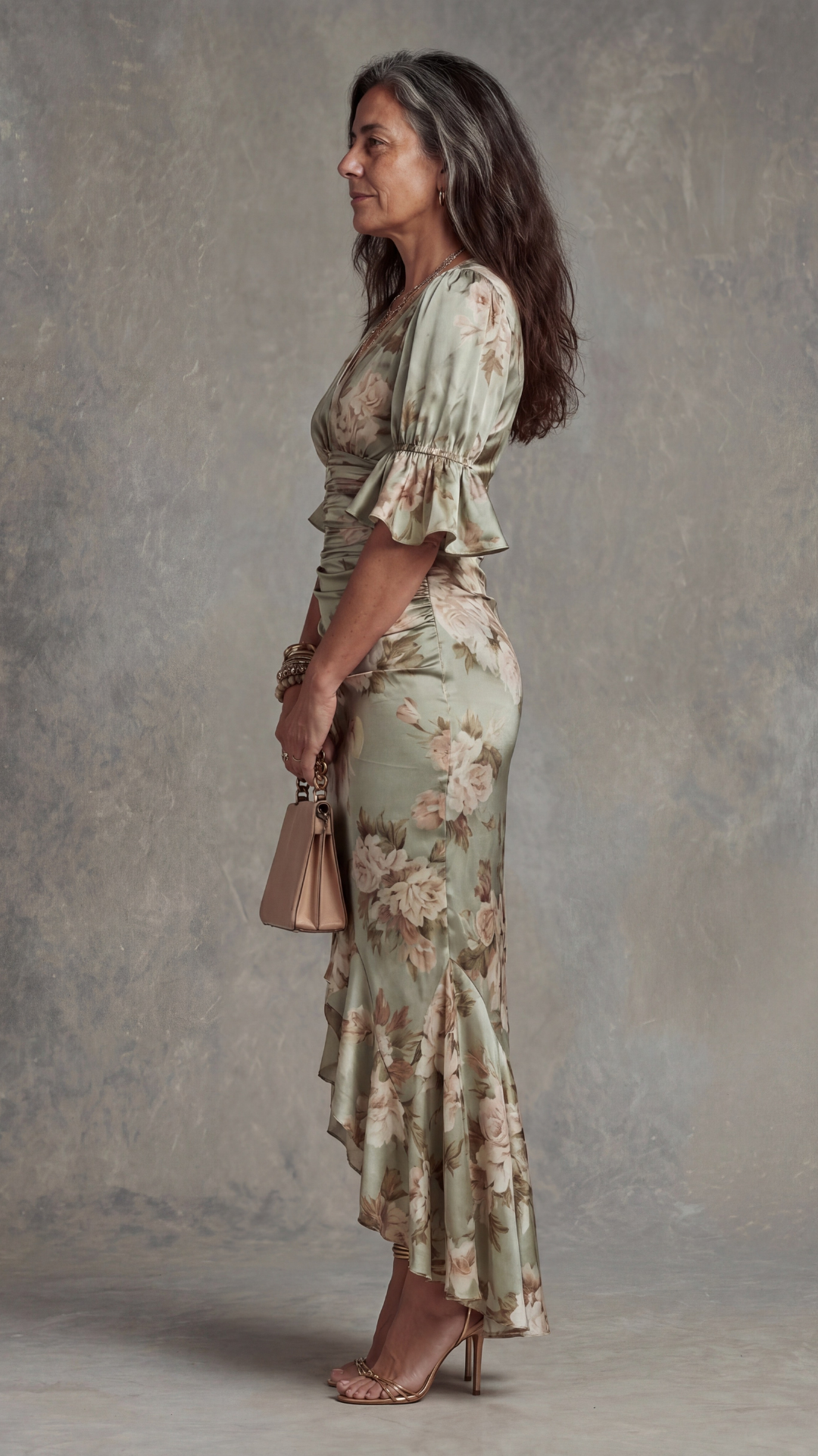 Yareen - Soft-Touch-Blumenkleid