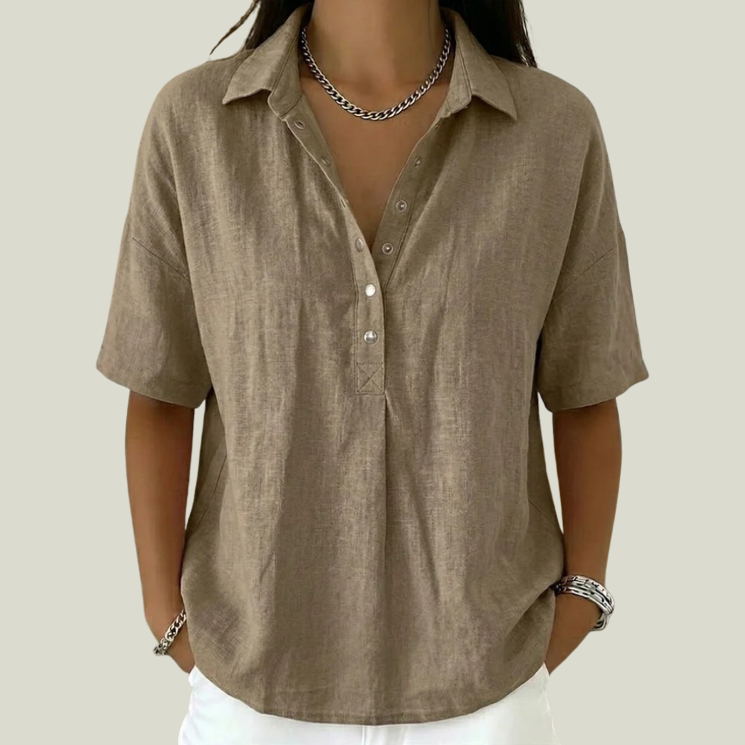 Nina - Bluse mit Soft-Touch-Kragen